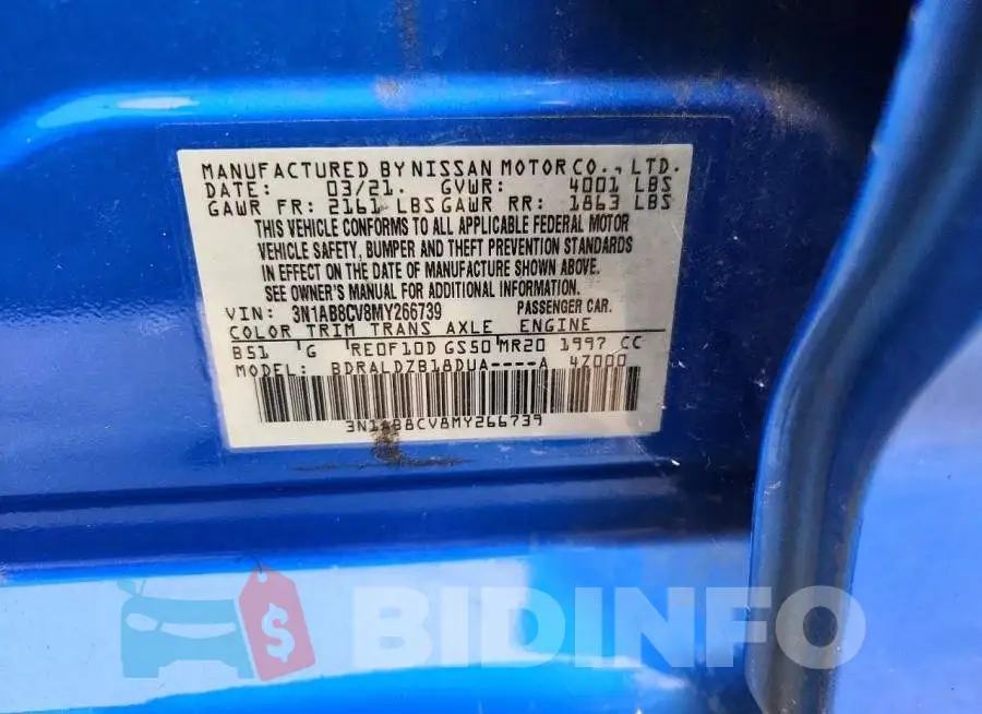 3N1AB8CV8MY266739 Photo# 12