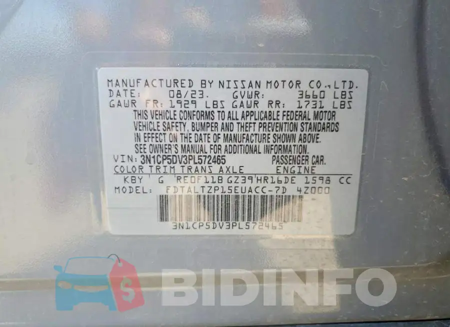 3N1CP5DV3PL572465 Photo# 12