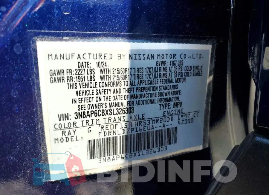 3N8AP6CBXSL326303 Photo# 13