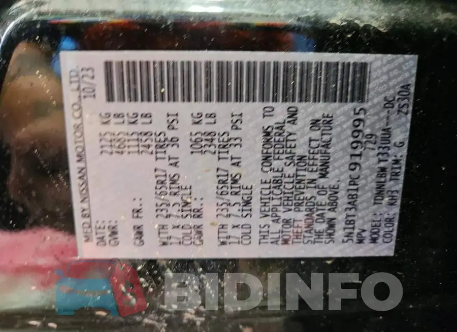 5N1BT3AB1PC919995 Photo# 13