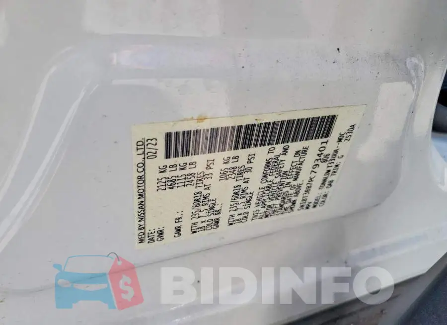 5N1BT3BB7PC793401 Photo# 13