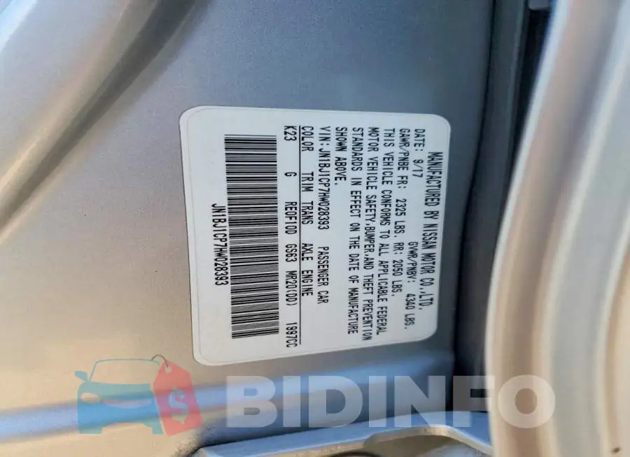 JN1BJ1CP7HW028393 Photo# 14