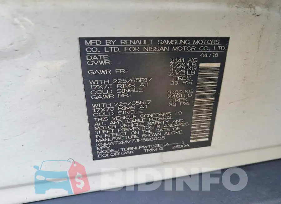 KNMAT2MV7JP588405 Photo# 13