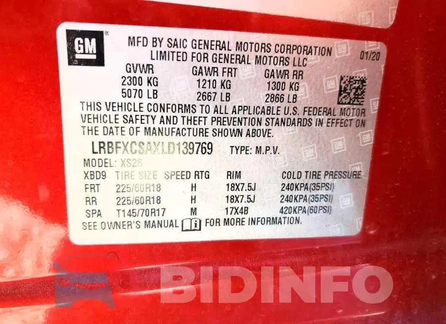LRBFXCSAXLD139769 Photo# 13