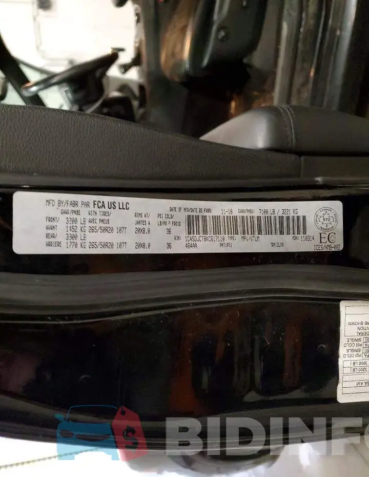 1C4SDJCT8KC617110 Photo# 13