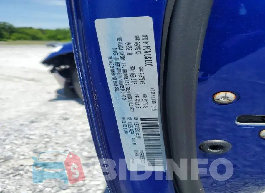 2C3CDZJGXKH591202 Photo# 12