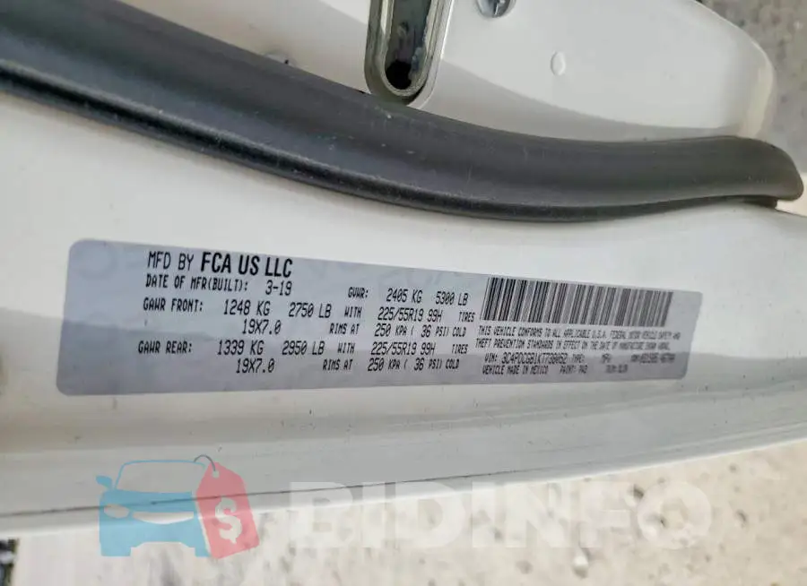 3C4PDCGB1KT738052 Photo# 14