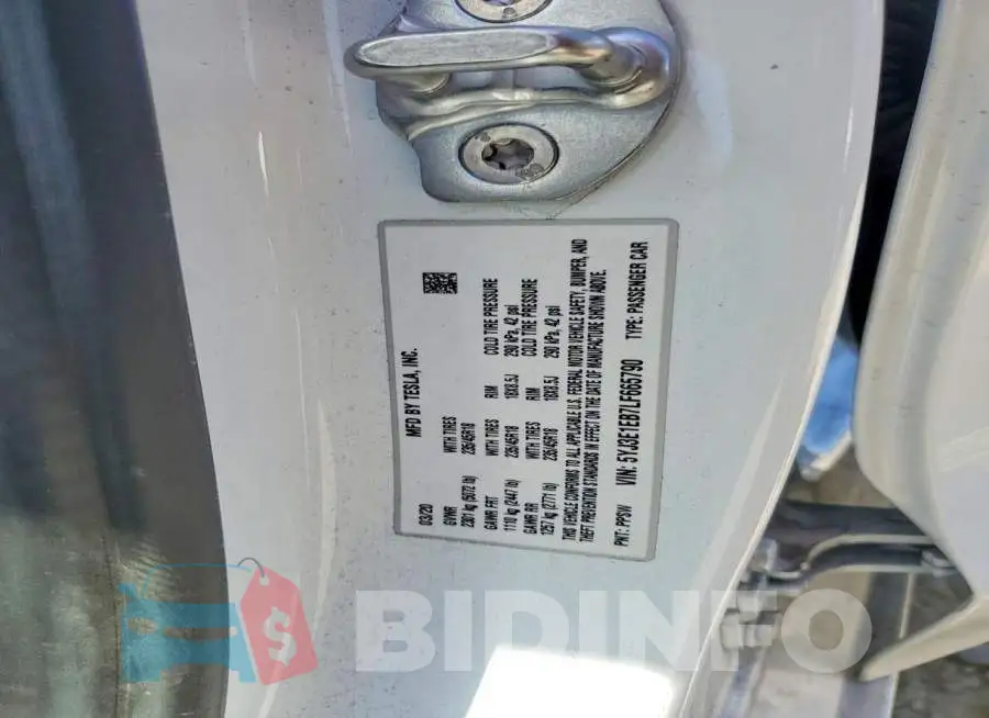5YJ3E1EB7LF665790 Photo# 13