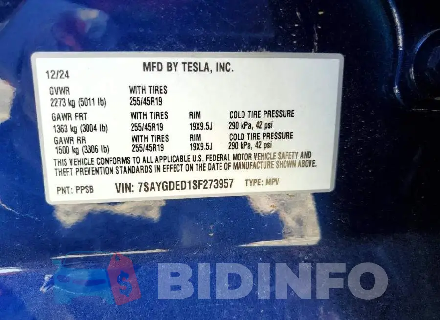 7SAYGDED1SF273957 Photo# 12