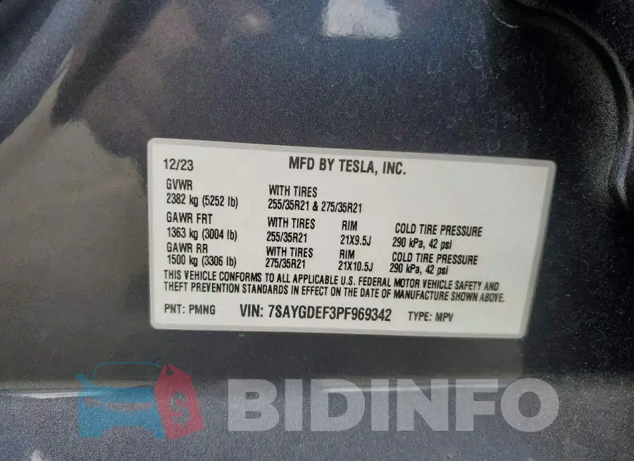 7SAYGDEF3PF969342 Photo# 13