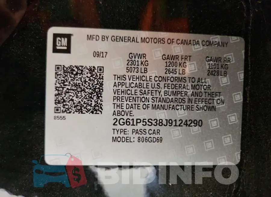 2G61P5S38J9124290 Photo# 12