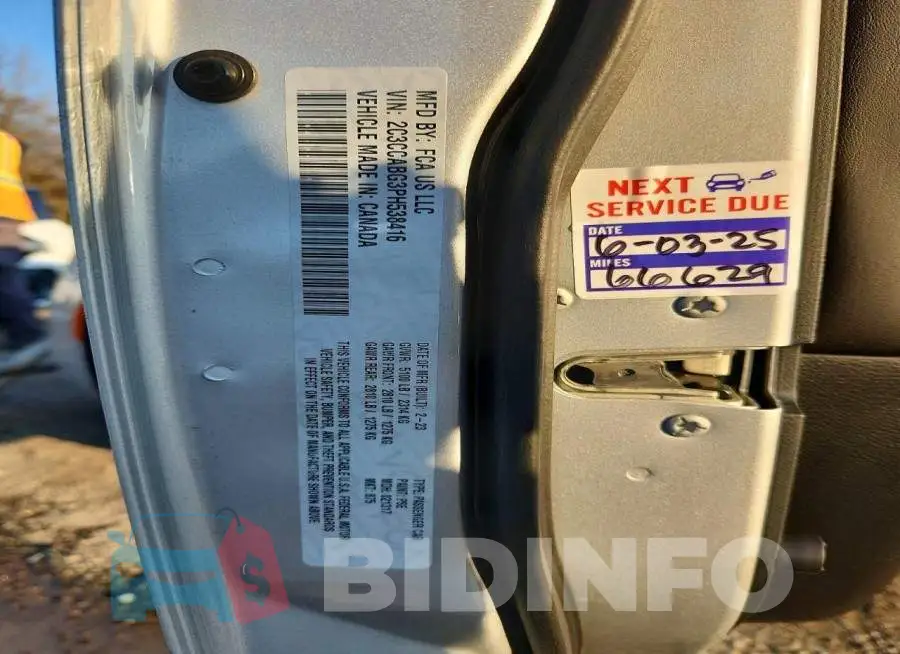 2C3CCABG3PH538416 Photo# 13