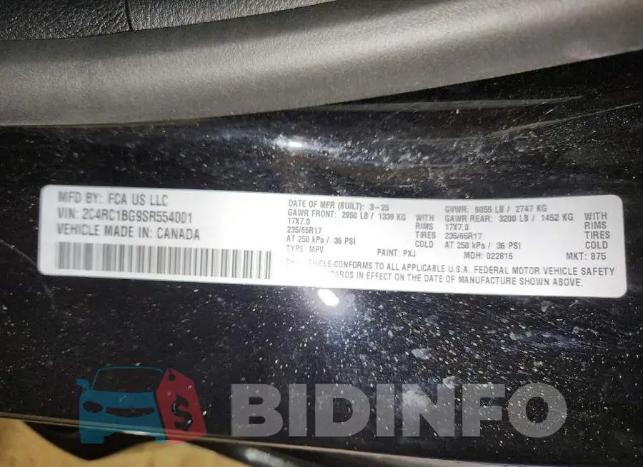 2C4RC1BG9SR554001 Photo# 13