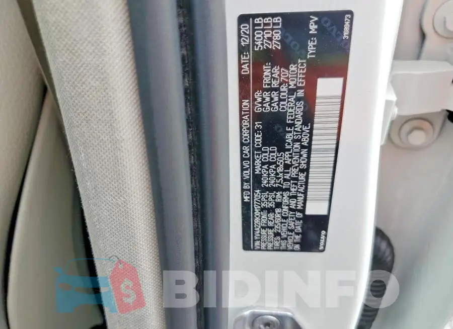 YV4A22RKXM1777054 Photo# 13