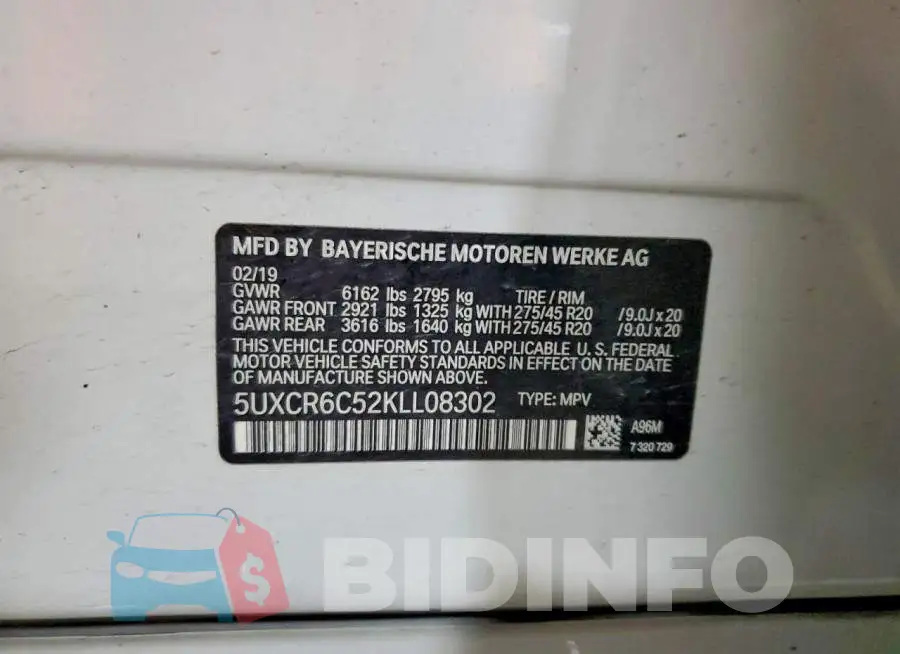 5UXCR6C52KLL08302 Photo# 14