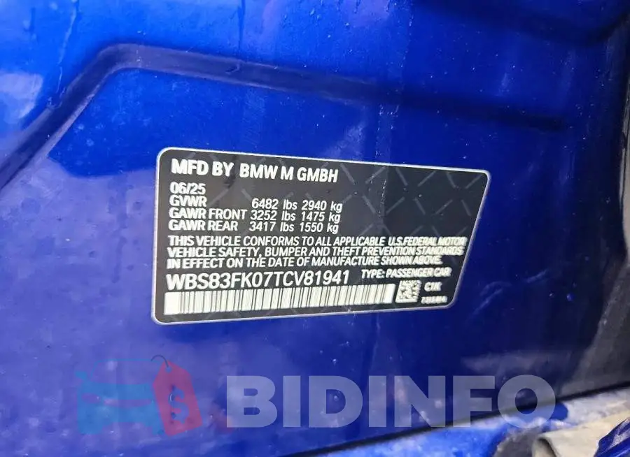 WBS83FK07TCV81941 Photo# 12