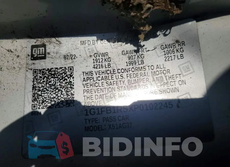 1G1FB1RSXP0102245 Photo# 13