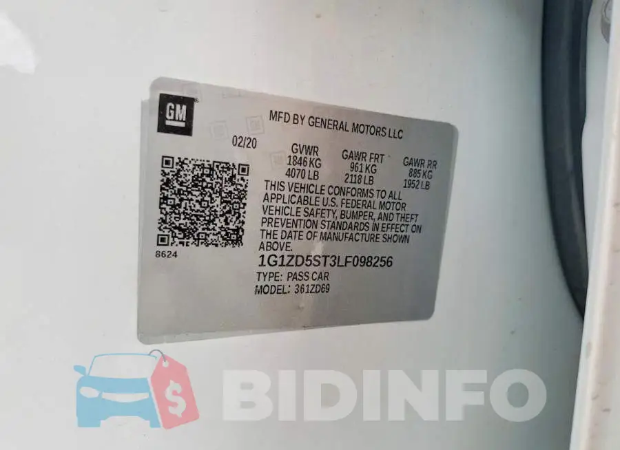 1G1ZD5ST3LF098256 Photo# 12