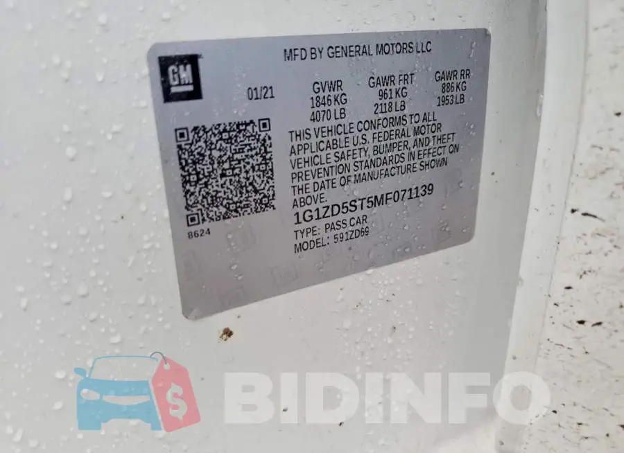 1G1ZD5ST5MF071139 Photo# 12