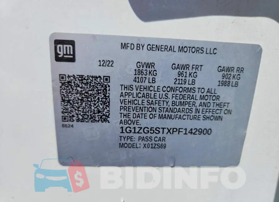 1G1ZG5STXPF142900 Photo# 12