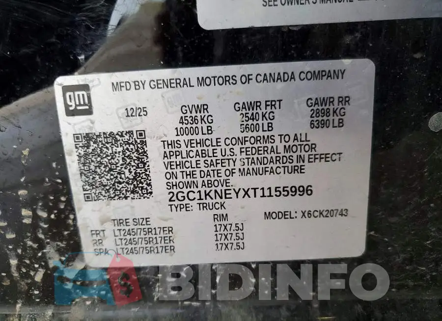 2GC1KNEYXT1155996 Photo# 12