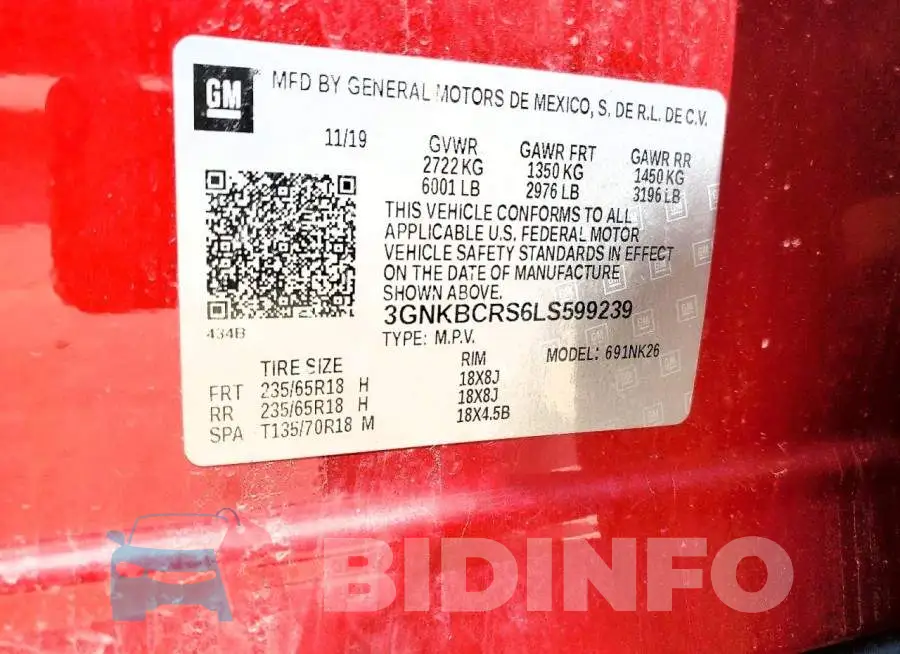 3GNKBCRS6LS599239 Photo# 14