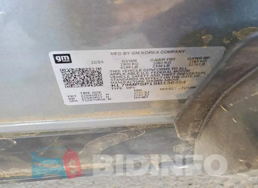 KL79MPSP1SB136494 Photo# 13