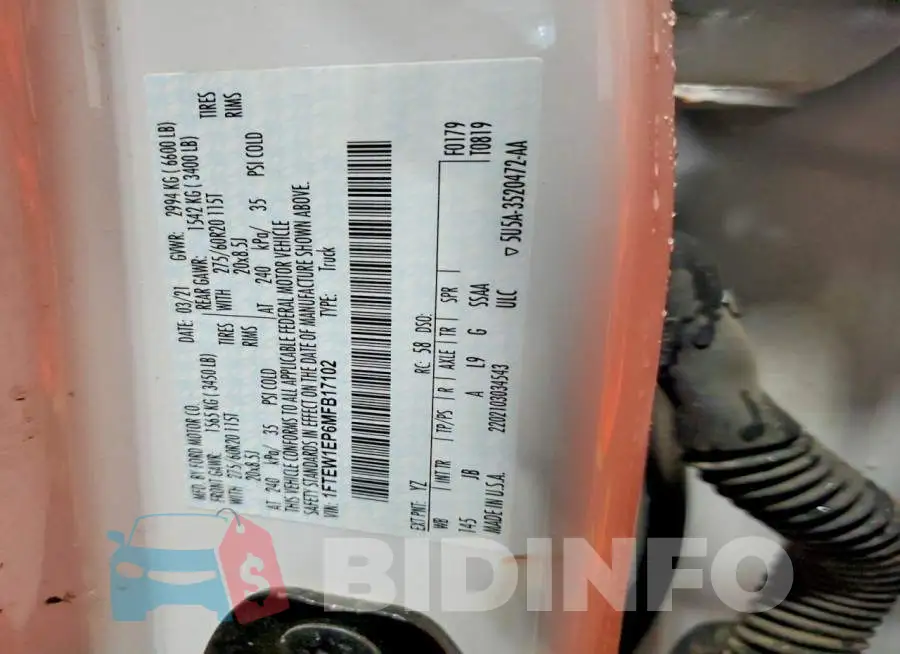 1FTEW1EP6MFB17102 Photo# 12