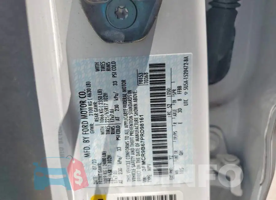 3FMCR9B67PRD98161 Photo# 13