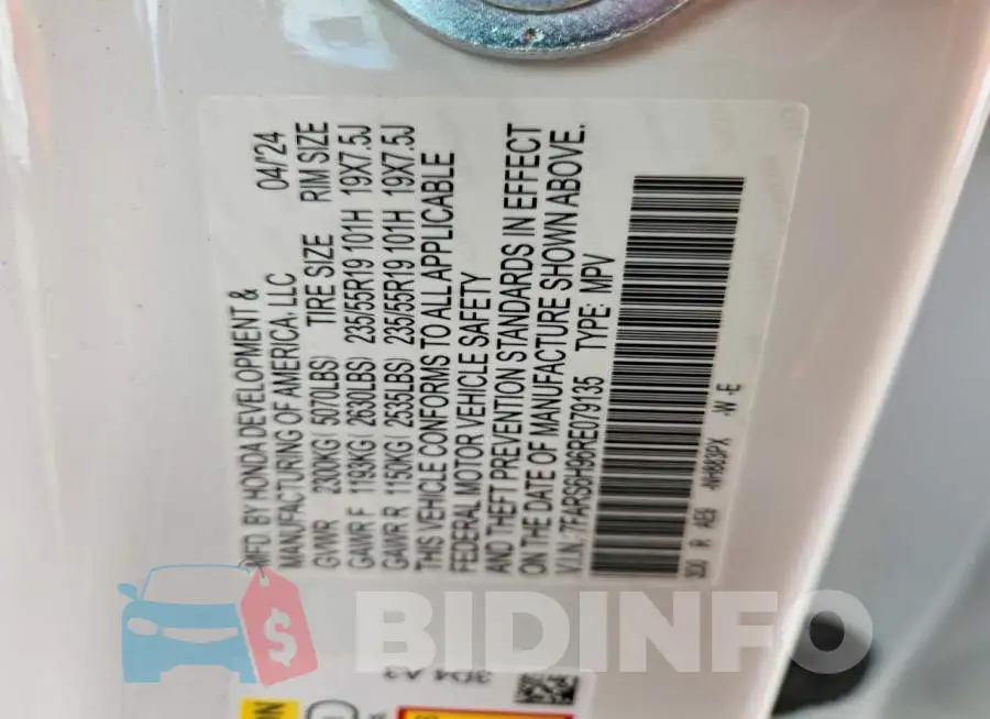 7FARS6H96RE079135 Photo# 13