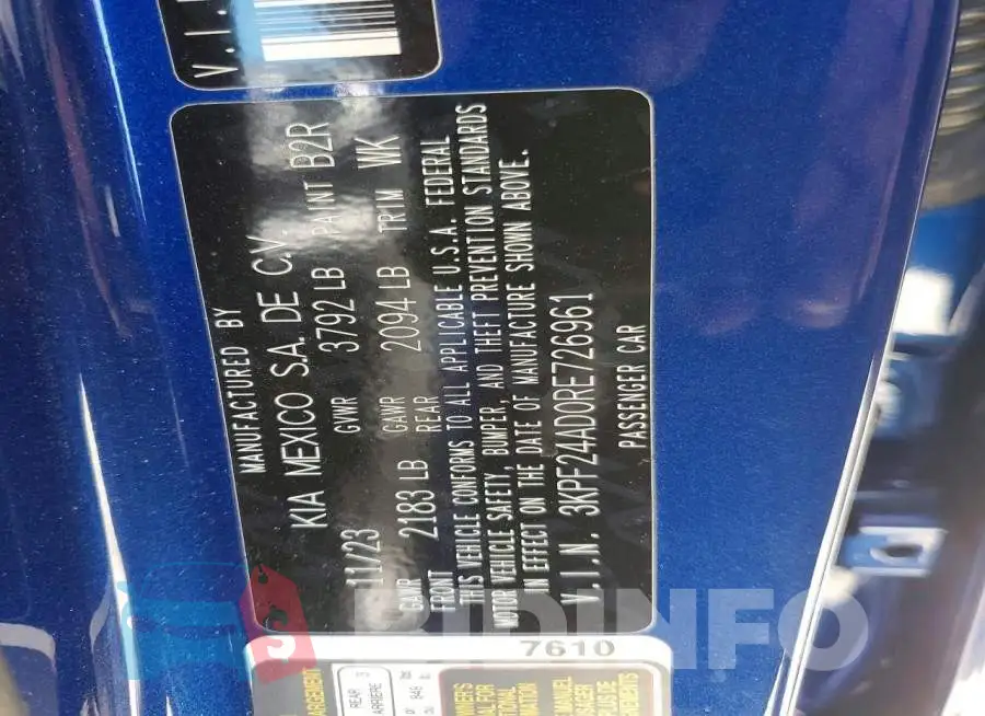 3KPF24AD0RE726961 Photo# 13