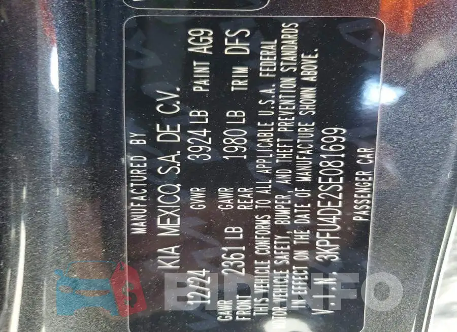 3KPFU4DE2SE081699 Photo# 12