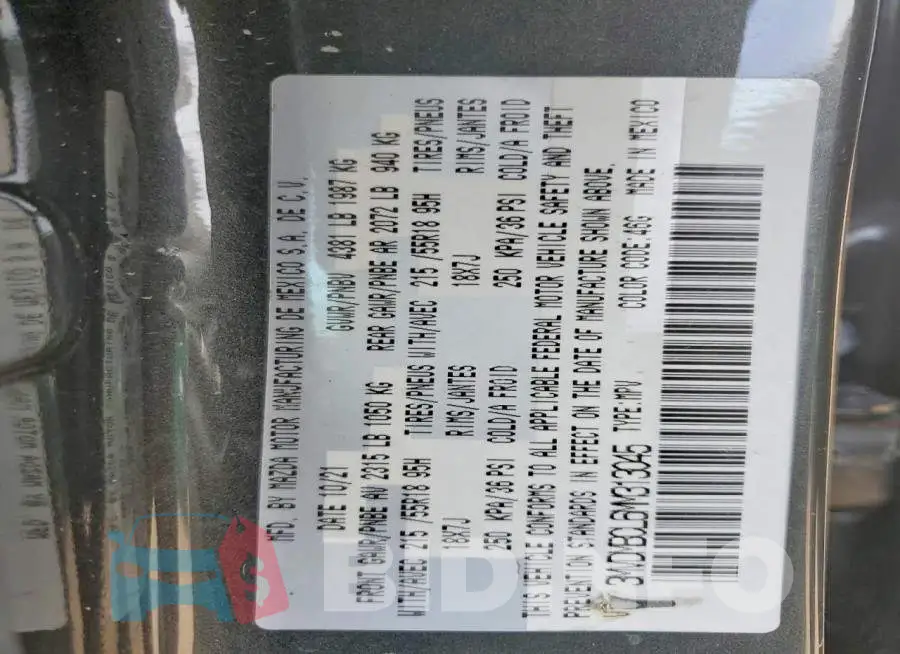 3MVDMBCL6MM313045 Photo# 13