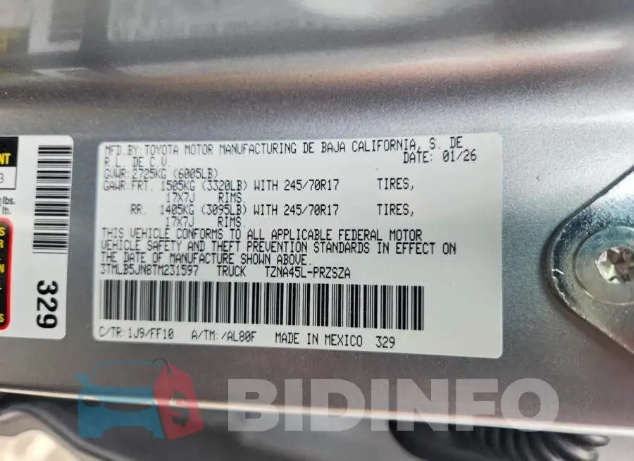 3TMLB5JN8TM231597 Photo# 12