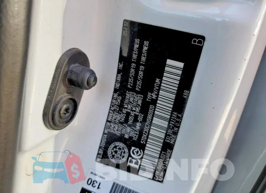 5TDXZ3DC7HS860920 Photo# 13