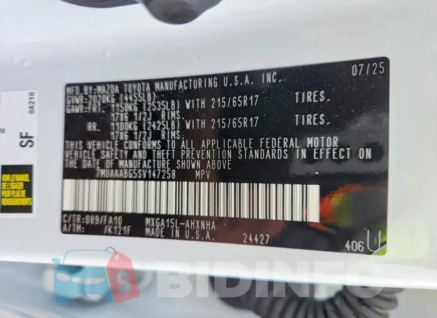 7MUAAABG5SV147258 Photo# 13