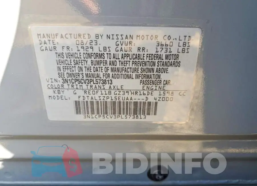 3N1CP5CV3PL573813 Photo# 14