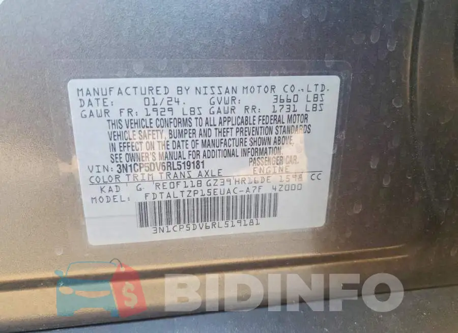 3N1CP5DV6RL519181 Photo# 14