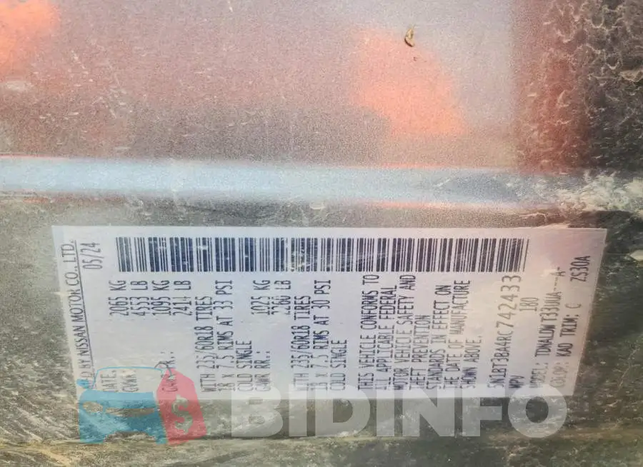 5N1BT3BA4RC742433 Photo# 13