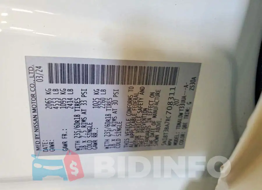 5N1BT3BA7RC708311 Photo# 13