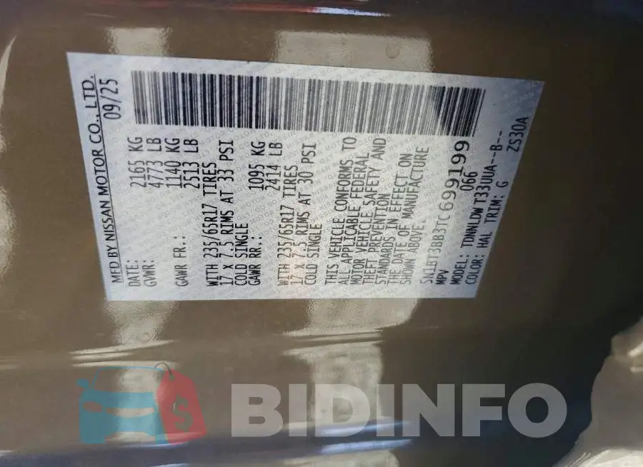 5N1BT3BB3TC699199 Photo# 13