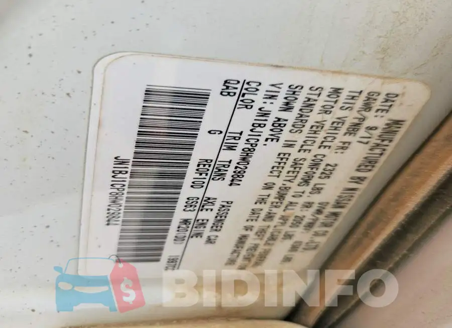 JN1BJ1CP8HW029844 Photo# 13