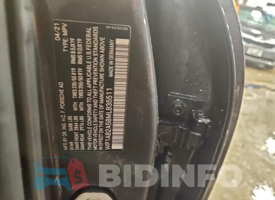 WP1AB2A58MLB35511 Photo# 13