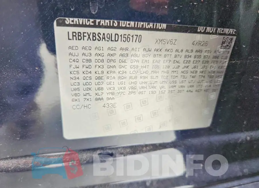 LRBFXBSA9LD156170 Photo# 13