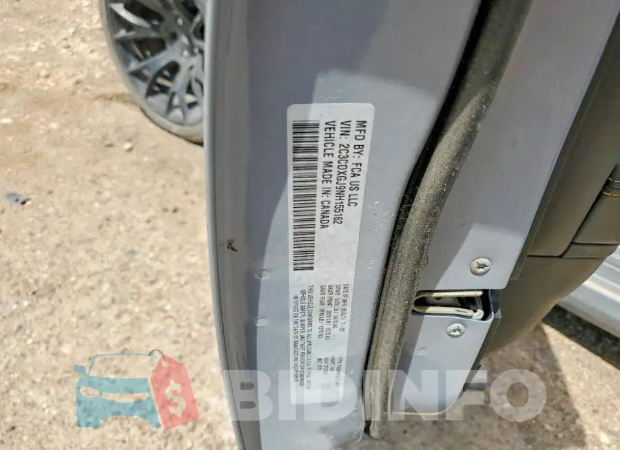 2C3CDXGJ9NH155162 Photo# 12