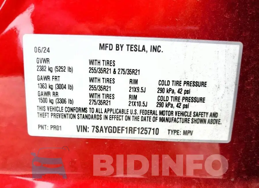 7SAYGDEF1RF125710 Photo# 13