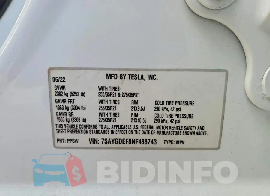 7SAYGDEF8NF488743 Photo# 13