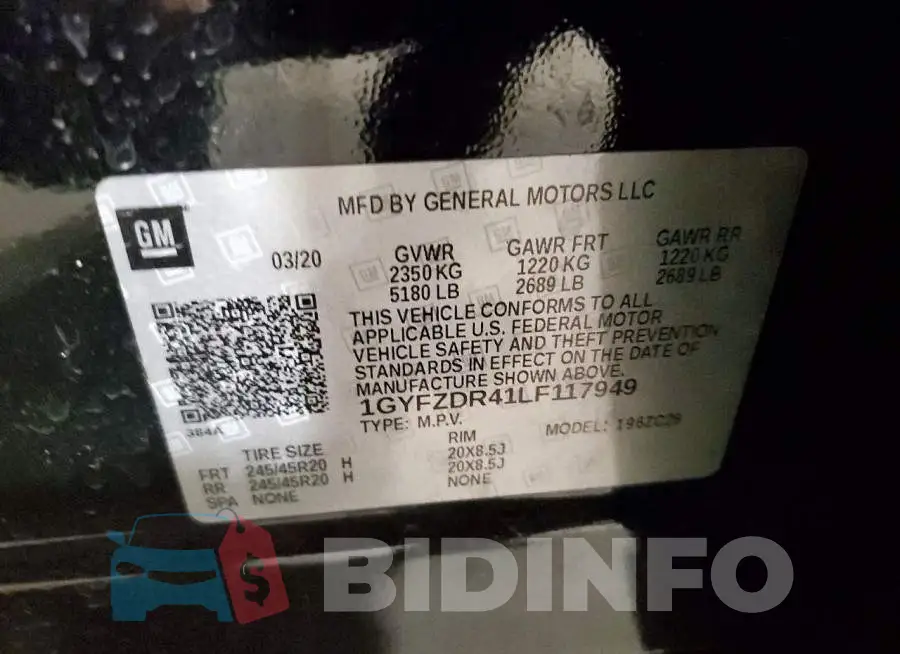 1GYFZDR41LF117949 Photo# 13