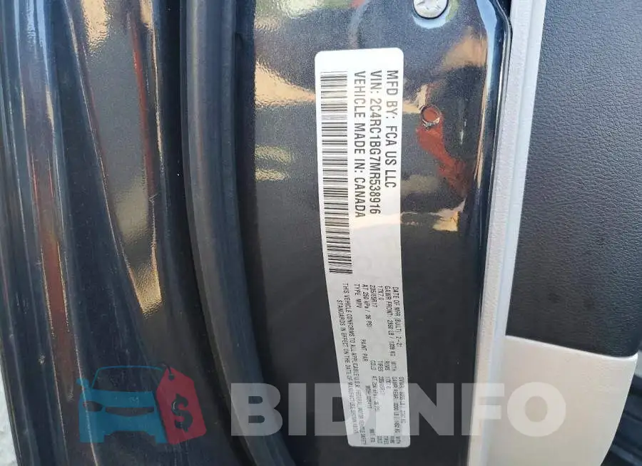 2C4RC1BG7MR538916 Photo# 13