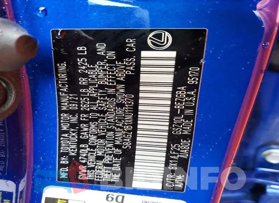 58AGZ1B1XNU111370 Photo# 13